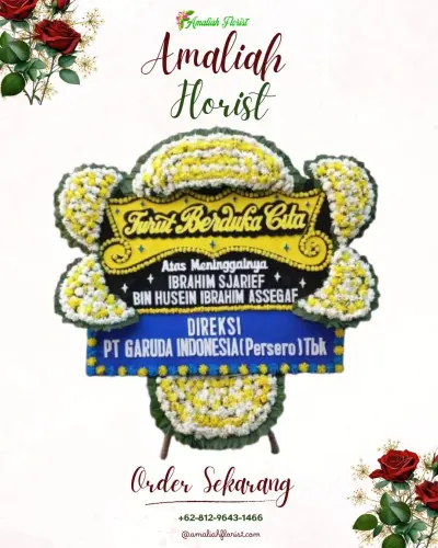 Papan Bunga Duka di Jayabakti